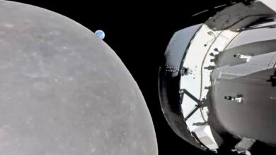 صورة “أرتميس 1” تستعد لتحطيم مسافة أبولو 13 القياسية من الأرض