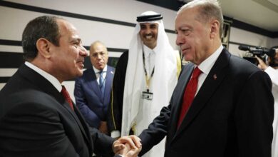 صورة أردوغان يعلن عن اجتماع لبدء بناء العلاقات المصرية التركية