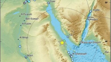 صورة مصر تسجل زلزالا بقوة 5 درجات