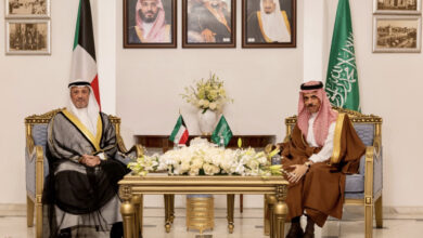 صورة وزير الخارجية يجتمع مع نظيره السعودي في إطار زيارته الرسمية للعاصمة الرياض