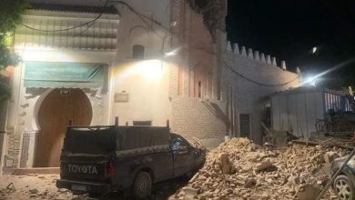 صورة لحظة انهيار مبنى جراء زلزال المغرب “فيديو”