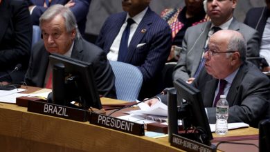 صورة سفير إسرائيل لدى الأمم المتحدة يدعو الأمين العام للمنظمة الدولية أنطونيو غوتيريش إلى الاستقالة