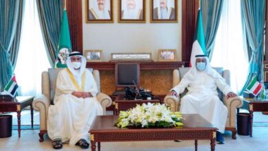 صورة النواف والنيادي يؤكدان أهمية تعزيز العلاقات بين الكويت والإمارات