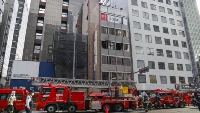 صورة مصرع 27 شخصاً في حريق بمبنى في أوساكا اليابانية