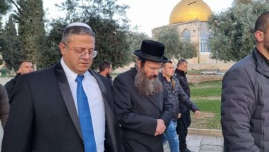 صورة بن غفير: قلق أممي وتحذير أمريكي وتنديد عربي بعد زيارة الوزير الإسرائيلي باحة المسجد الأقصى
