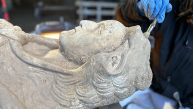 صورة هيئة البطل الأسطوري هرقل .. الكشف عن تمثال لإمبراطور من القرن الثالث في روما