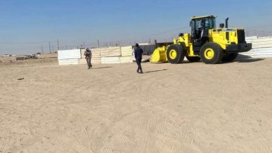 صورة البلدية: إزالة 35 تعدياً على أرض مشروع جنوب سعد العبدالله الإسكاني