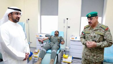 صورة وكيل الحرس الوطني: افتتاح مركز للتبرع بالدم تعزيزا للمخزون الاستراتيجي لبنك الدم المركزي